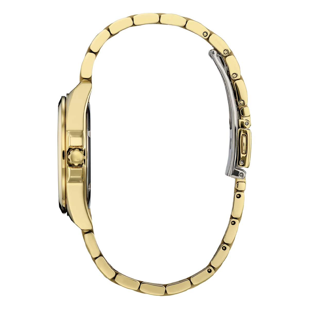 Citizen EO1222-50P gold tone Eco-Drive ladies watch profile view
