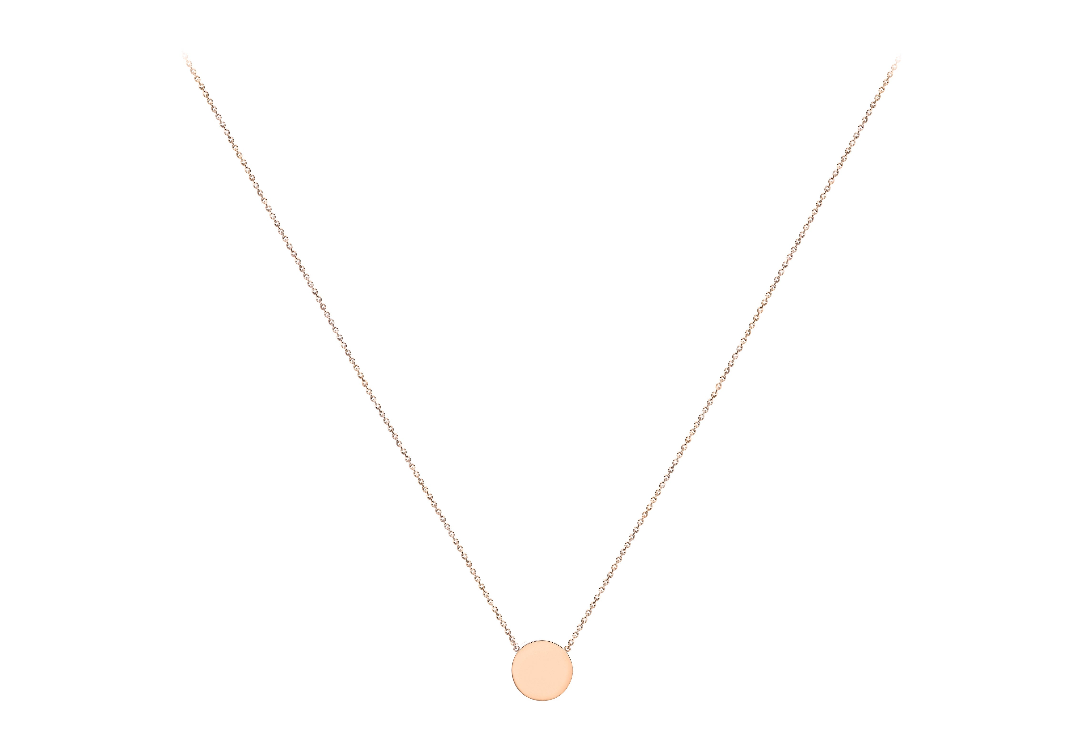 Rose Gold Pendant Necklace