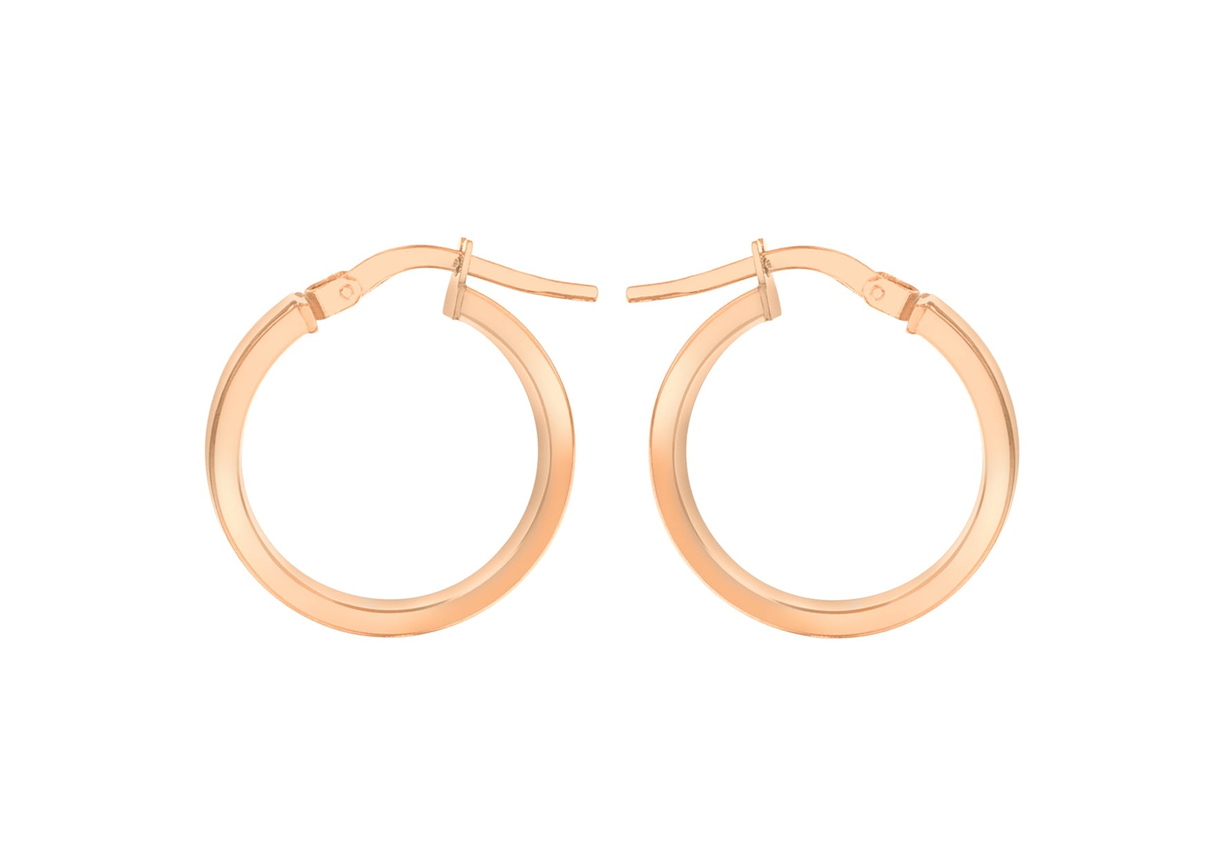 Rose Gold Hoop Earrings
