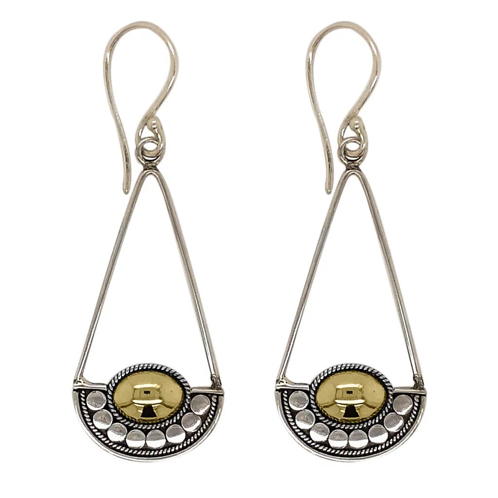 Art Deco Style Fan Earrings - Regarde Jewellers