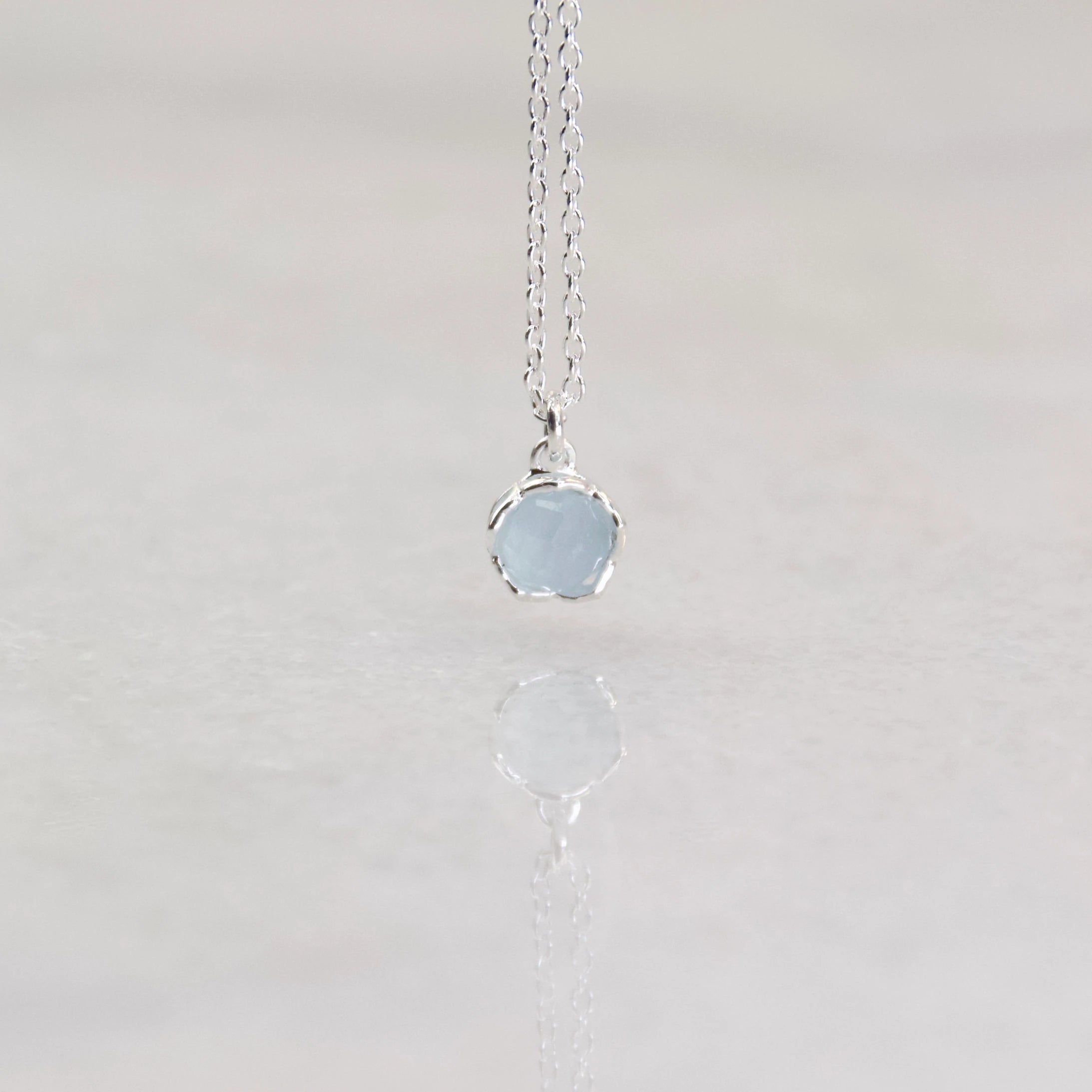 Fine Treasures Aqua Chalcedony Necklace - Regarde Jewellers
