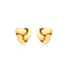 9ct Yellow Gold 8mm Knot Stud Earrings - Regarde Jewellers