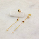All that Glitters Rose Quartz Earrings - Regarde Jewellers
