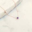 All that Glitters Tanzanite and Aquamarine Necklace - Regarde Jewellers