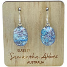 Blue Sparkle Drop Earrings - Regarde Jewellers