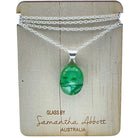Sea Green Drop Necklace - Regarde Jewellers