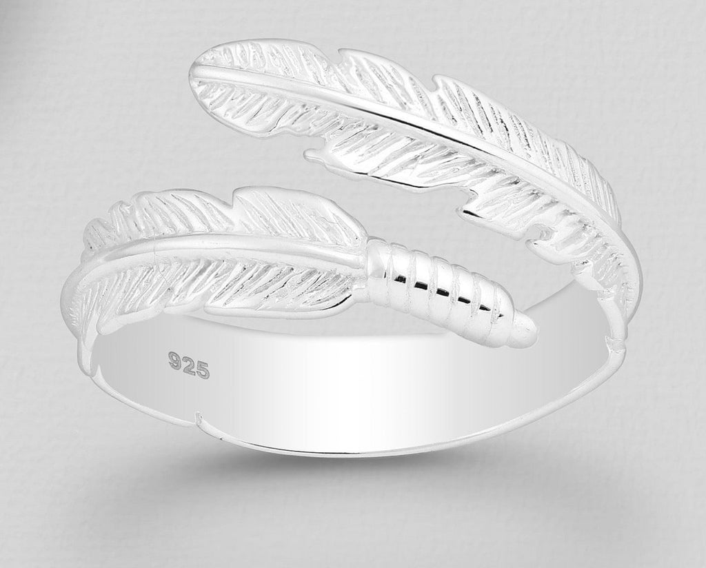 Silver Feather Ring - Regarde Jewellers