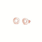 Sun Stud Earrings - Rose Gold - Regarde Jewellers