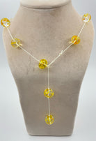 Sunshine Yellow Beaded Statement Necklace - Regarde Jewellers